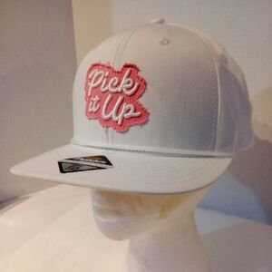 PICK IT UP WHITE‎ BASEBALL CAP WOMENS PUKKA SPF 50
